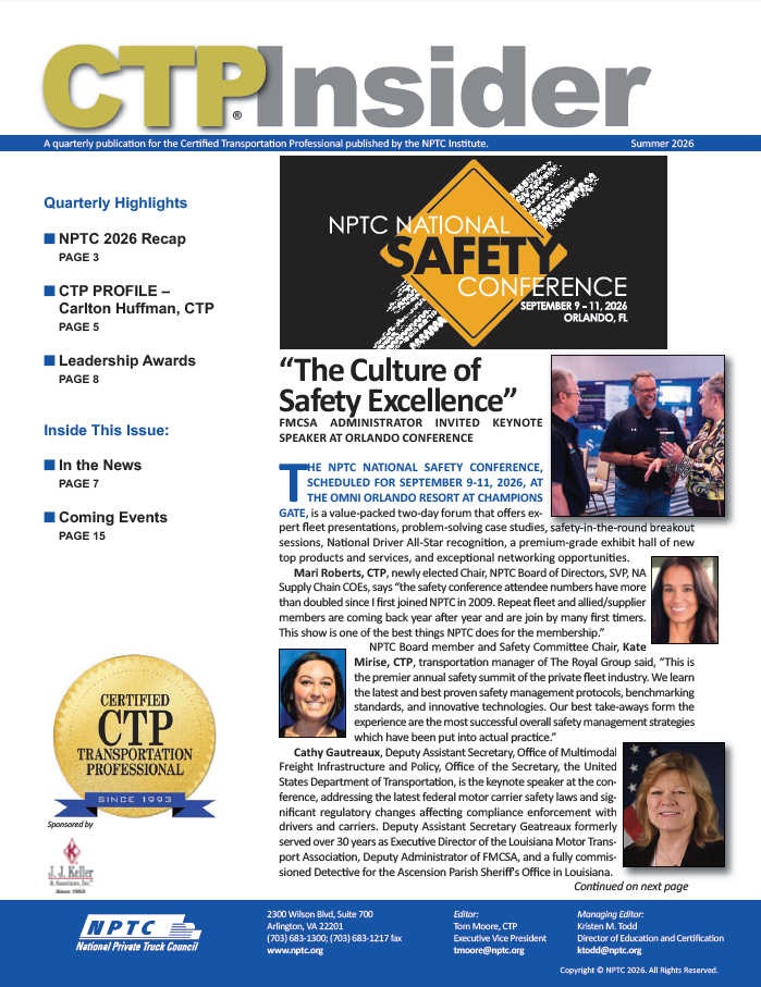 CTP Insider Summer 2026 Cover